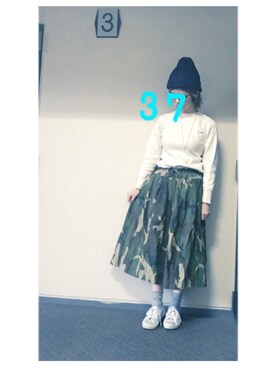 「聖林公司（セイリンコウシ）のアイテム」を使った、37さん（レディース・154cm）の春コーディネート