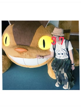 「OMIYAGE（オミヤゲ）のアイテム」を使った、37さん（レディース・154cm）の夏コーディネート