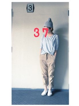 「MELTINS by AMERICAN RAG CIE（メルティンスバイアメリカンラグシー）のアイテム」を使った、37さん（レディース・154cm）の夏コーディネート