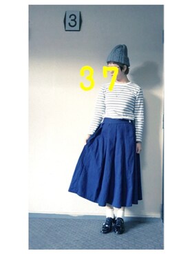 37さん(レディース・154cm)の秋コーディネート
