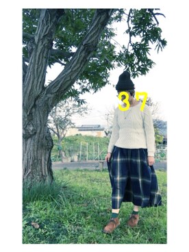 37さん（レディース・154cm）の冬コーディネート