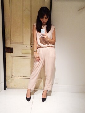 「Elede myu（エレドミュー）のアイテム」を使った、Yuki Katagiriさん（レディース・160cm）の秋コーディネート