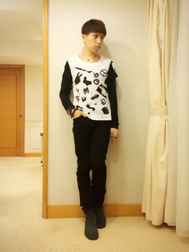 「MONKI」｜Minchen MCさん（メンズ・176cm）の冬コーディネート