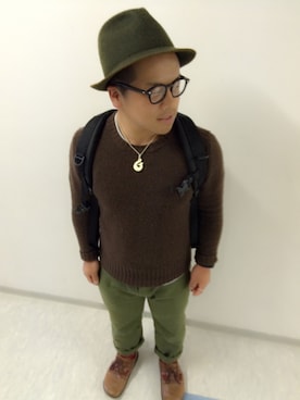 「Levi's（リーバイス）のアイテム（財布/小物）」を使った、teさん（メンズ・163cm）の春コーディネート