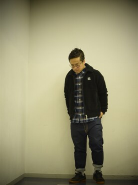 teさん（メンズ・165cm）の冬コーディネート