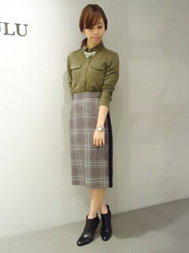 Ryokoさん（レディース・157cm）の秋コーディネート