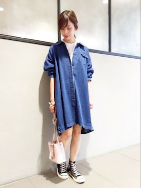 「EDIT. FOR LULU（エディットフォールル）のアイテム」を使った、Ryokoさん（レディース・157cm）の夏コーディネート