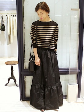 「EDIT. FOR LULU（エディットフォールル）のアイテム」を使った、Ryokoさん（レディース・157cm）の夏コーディネート