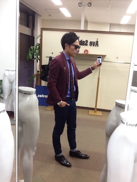 「雨」｜eugesさん（メンズ・177cm）の春コーディネート