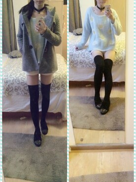 「ONLY NY（オンリーニューヨーク）のアイテム（ブルゾン）」を使った、雪姸さん（レディース・158cm）の春コーディネート