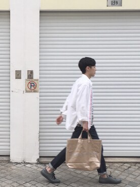 「COMMON PROJECTS（コモンプロジェクト）のアイテム（シューズ）」を使った、J.Cさん（メンズ・170cm）の秋コーディネート