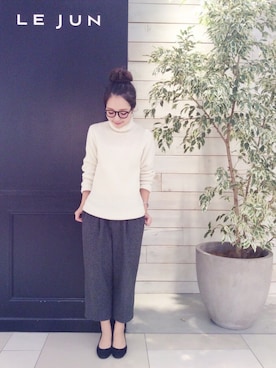 fuchikoさん（レディース・152cm）の冬コーディネート