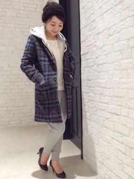 fuchikoさん（レディース・153cm）の冬コーディネート