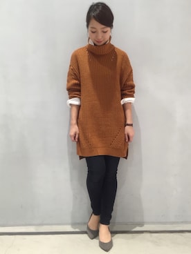 「LE JUN（ルジュン）のアイテム」を使った、fuchikoさん（レディース・152cm）の冬コーディネート