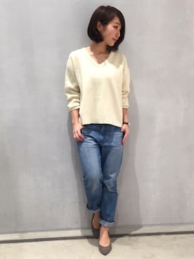 fuchikoさん（レディース・152cm）の冬コーディネート