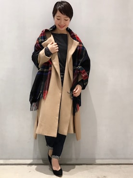 「LE JUN（ルジュン）のアイテム」を使った、fuchikoさん（レディース・152cm）の冬コーディネート