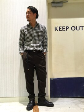 岡山さんのコーディネート