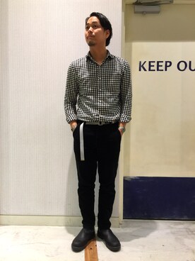 岡山さんのコーディネート