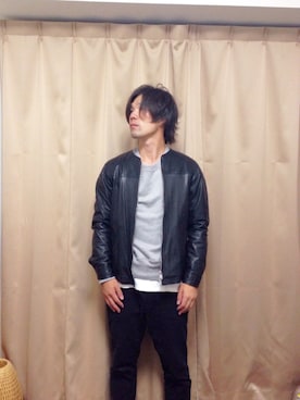 「nonnative（ノンネイティブ）のアイテム（ブルゾン）」を使った、PURA VIDAさん（メンズ・168cm）の秋コーディネート
