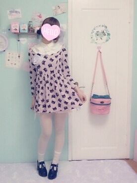 「Candy Stripper（キャンディストリッパー）のアイテム（アクセサリー）」を使った、mitsuさん（レディース・164cm）の春コーディネート