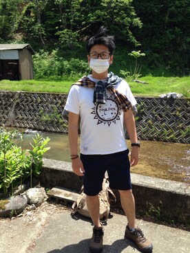 can-junさん（メンズ・163cm）の夏コーディネート