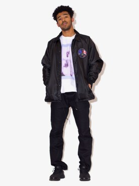 「APPLEBUM」｜「アイテム（ナイロンジャケット）」を使った、APPLEBUM STAFF STYLINGさん（メンズ・180cm）の冬コーディネート
