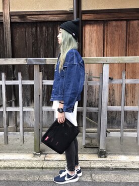 「nikedaybreak」｜游游さん（レディース・168cm）の秋コーディネート