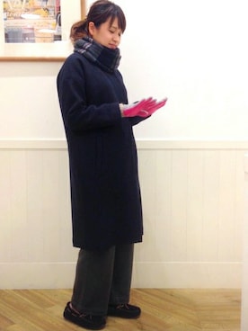 「SHIPS Days（シップスデイズ）のアイテム（ジャケット/アウター）」を使った、木村さん（レディース・160cm）の冬コーディネート