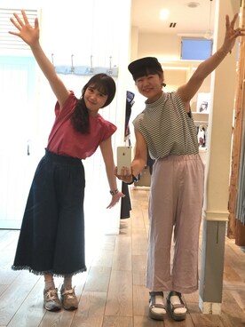 「栄」｜「アイテム（サンダル）」を使った、ｍｉｙｕ♡さん（レディース・157cm）の夏コーディネート