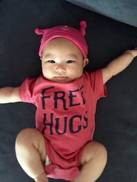 「JILL STUART（ジルスチュアート）のアイテム（帽子）」を使った、N*hilARious*さん（キッズ・60cm）の冬コーディネート