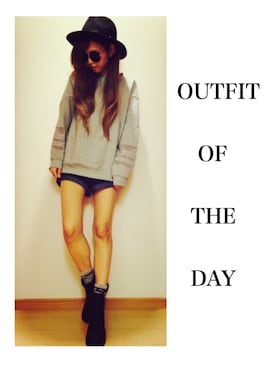 「スエット」｜IKUさん（レディース・163cm）の秋コーディネート