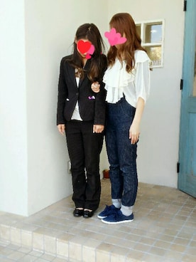 「アイテム（シューズ）」を使った、あゆみさん（メンズ・160cm）の春コーディネート