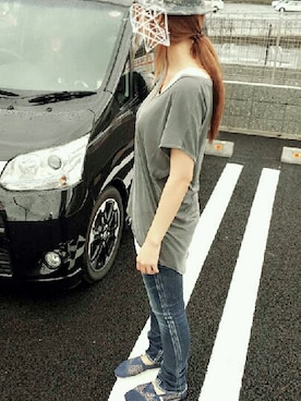 「Rodeo Crowns（ロデオクラウンズ）のアイテム」を使った、あゆみさん（レディース・159cm）の秋コーディネート