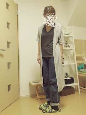 「Rodeo Crowns（ロデオクラウンズ）のアイテム」を使った、あゆみさん（レディース・159cm）の秋コーディネート