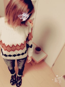 「Rodeo Crowns（ロデオクラウンズ）のアイテム」を使った、あゆみさん（レディース・159cm）の冬コーディネート