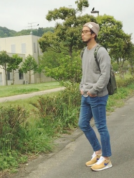 YO〜HEIさん（メンズ・178cm）の春コーディネート