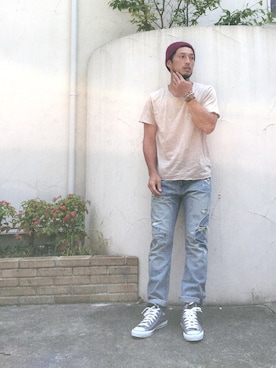 YO〜HEIさん（メンズ・178cm）の夏コーディネート