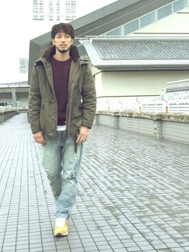 YO〜HEIさん（メンズ・178cm）の冬コーディネート