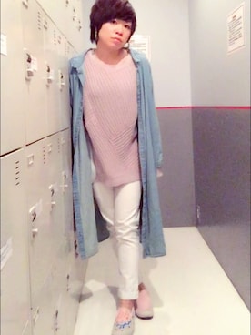 「アイテム（ピアス（両耳用））」を使った、iuk☺︎さん（レディース・156cm・30代）の春コーディネート