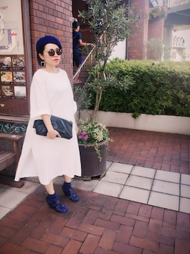 「アイテム（ピアス（両耳用））」を使った、iuk☺︎さん（レディース・156cm・30代）の秋コーディネート