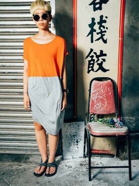 「拼接」｜PizzaCutFiveさん（レディース・165cm）の冬コーディネート