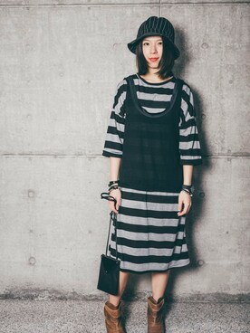 「休閒」｜PizzaCutFiveさん（レディース・161cm）の春コーディネート