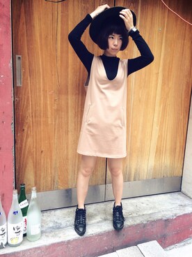 「pizza cut five（ピザカットファイブ）のアイテム」を使った、PizzaCutFiveさん（レディース・160cm）の秋コーディネート