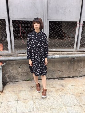 「pizza cut five（ピザカットファイブ）のアイテム」を使った、PizzaCutFiveさん（レディース・160cm）の秋コーディネート