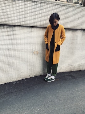 「pizza cut five（ピザカットファイブ）のアイテム（ジャケット/アウター）」を使った、PizzaCutFiveさん（レディース・165cm）の冬コーディネート