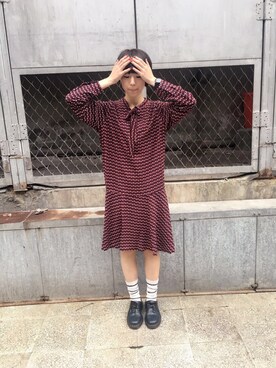 「pizza cut five（ピザカットファイブ）のアイテム」を使った、PizzaCutFiveさん（レディース・160cm）の春コーディネート