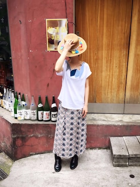 「拼接」｜PizzaCutFiveさん（レディース・165cm）の夏コーディネート