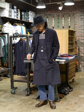 「エプロン」｜いっせいさん（メンズ・174cm・20代）の夏コーディネート