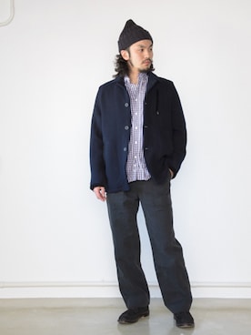 「アイテム（ドレスシューズ）」を使った、いっせいさん（メンズ・174cm）の秋コーディネート