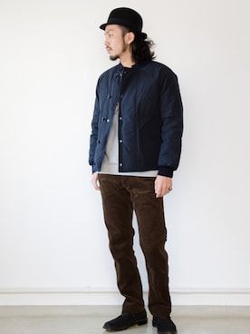 「アイテム（ドレスシューズ）」を使った、いっせいさん（メンズ・174cm）の冬コーディネート